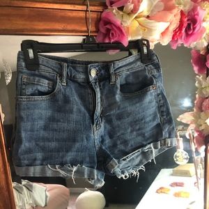 High waisted shorts